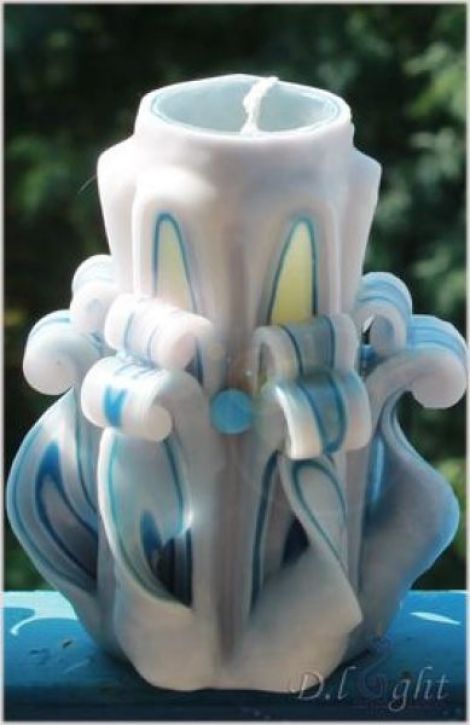 Lumanare sculptata model Carla