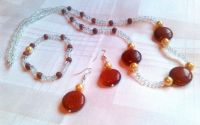 Set cercei bratara si colier MoonStone