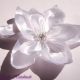 Floare par mireasa Lotus - saten perlerhinestone