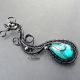 Pandantiv "Green Leaky Pendant"