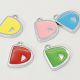 Charm emailat litera D