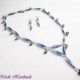 Set colier cercei Octombrie- margele jasper
