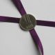 Panglica saten violet x3m