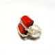 Twisted Coral Ring