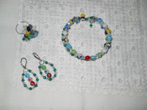 Set--bratara inel si cercei