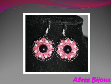 Cercei pink