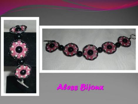 Bratara pink