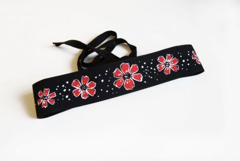 Curea pictata "Flori rosii"