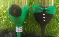 Pahare decorate handmade !
