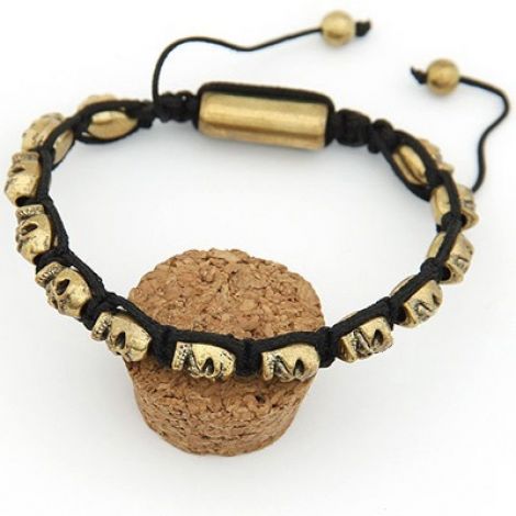Bratara Black Skull