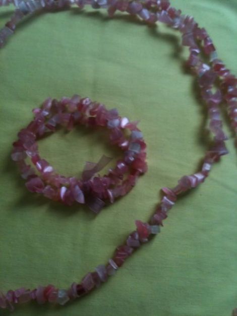 set din coral roz