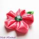 Primavara  - floare textila kanzashi saten