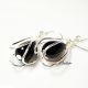 Black Tulip Earrings