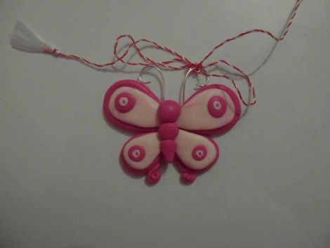 Martisor brosa sau magnet de frigider din fimo