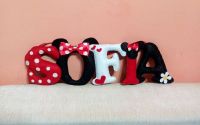 Litere decorative Minnie Mouse
