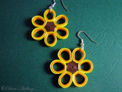 Cercei "Sunflower"