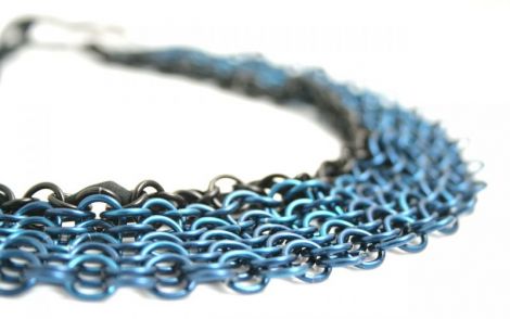 Energy Flow - Colier chainmaille tip guler