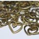 Charm inimioara bronz antichizat