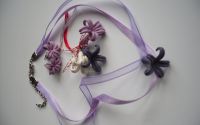 Set martisor din zambile mov.