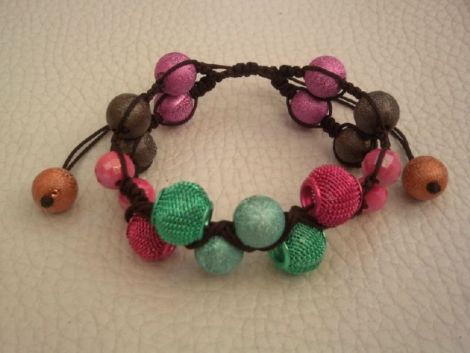 Bratara unicat cu nod shamballa