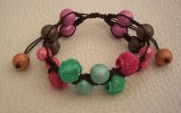 Bratara unicat cu nod shamballa 