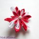 Brosa Nicole - floare textila kanzashi