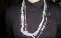 lant organza alba