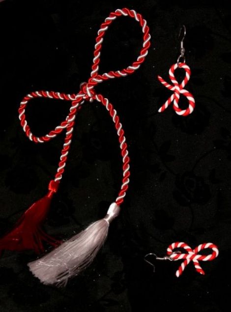Cercei fimo "Fundite de Martisor"