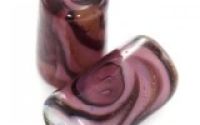 Tub lampwork ametist