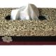 Cutie suport servetele Crem-Bordeaux