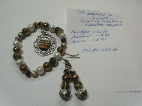 Set bijuterii handmade din compozit