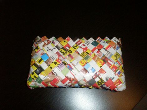 Portofel hartie handmade 18x10