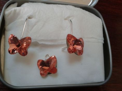 Set fluturasi swarovski