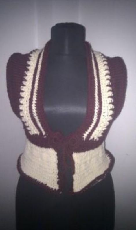 Vesta handmade dama
