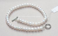 colier din perle de cultura 7x10mm
