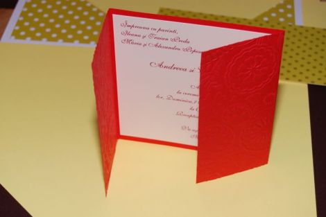 Invitatie nunta "Rose"