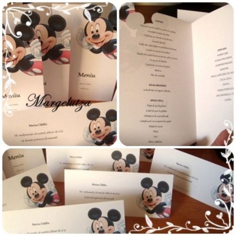 Plic bani si meniu - Micky Mouse