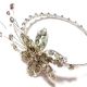 Tiara cu floare din cristale