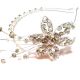 Tiara cu floare din cristale
