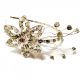 Tiara cu floare din cristale