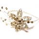 Tiara cu floare din cristale