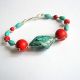 bratara howlite si turcoaz