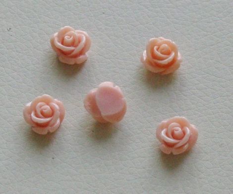 Trandafir rasina cabochon - 11mm
