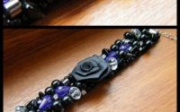 Bratara Black Rose