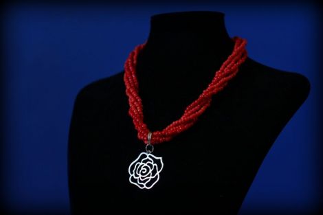Colier Red Rose 