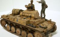 Macheta tanc Panzer II Ausf. F scara 135