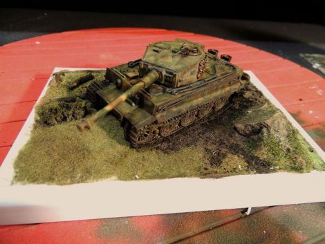 Vigneta tanc german Tiger I Ausf. E scara 172