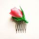 Pinkish Rose - pieptene par trandafir satin
