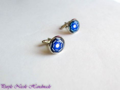 Butoni camasa barbati Blue Mandala