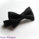 Classical - papion stofa neagra 